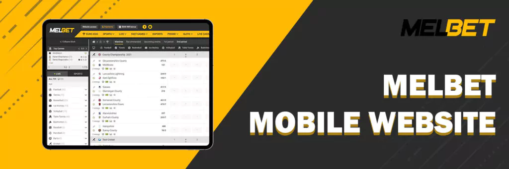 Melbet Mobile Website